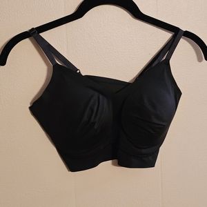 True & Co Size Small (32C, 32D, 34A, and 34B) Black Full Lift Bralette